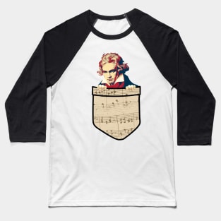 Beethoven In My Pocket Baseball T-Shirt